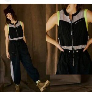 new FREE PEOPLE MOVEMENT inhale onesie jumpsuit s l